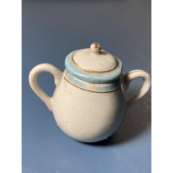 Antique Child’s Miniature Cream & Covered Sugar Set, Made in Germany 3” - Picture 14 of 16